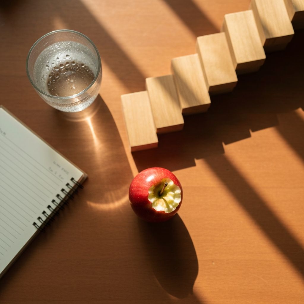 Small everyday objects representing minor variations